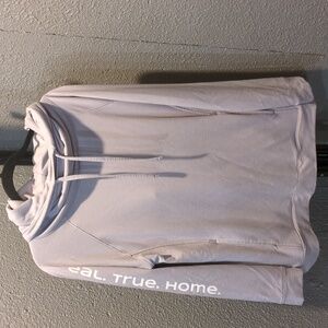 Light purple cowel neck sweatshirt